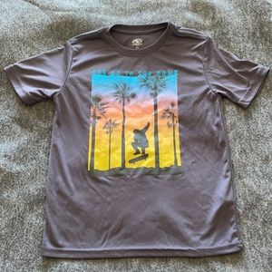 ✨3 For $12✨ Kids Gray Skateboard T shirt